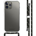 iMoshion Coque avec cordon iPhone 13 Pro Max - Noir & Dorée