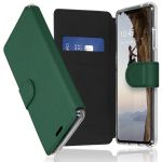 Accezz Étui de téléphone portefeuille Xtreme Wallet iPhone 13 Pro - Vert foncé