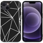 iMoshion Coque Design iPhone 13 - Graphic Cube Black