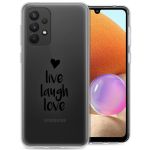 iMoshion  Coque Design Samsung Galaxy A33 - Live Laugh Love 