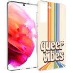 iMoshion Coque Design Samsung Galaxy S21 FE - Rainbow Queer vibes