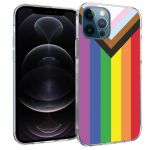 iMoshion Coque Design iPhone 12 (Pro) - Rainbow flag