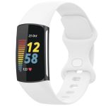 iMoshion Bracelet en silicone Fitbit Charge 5 / Charge 6 - Taille S - Blanc