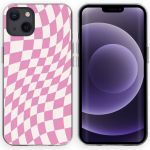iMoshion Coque Design iPhone 13 - Retro Pink Check