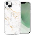 iMoshion Coque Design iPhone 14 Plus - White Marble
