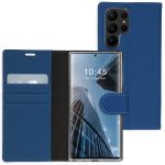Accezz Étui de téléphone portefeuille Wallet Samsung Galaxy S23 Ultra - Bleu foncé