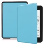 iMoshion ﻿Étui de liseuse portefeuille Slim Hard Sleepcover Kindle Paperwhite 4 - Bleu clair