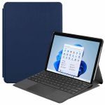 iMoshion Coque tablette Trifold Microsoft Surface Pro 8 - Bleu foncé