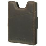 Valenta ﻿Card Case Alu + Money Strap - Vintage Brown