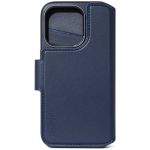 Decoded Portefeuille détachable 2 en 1 en cuir iPhone 15 Pro - Bleu foncé