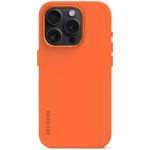 Decoded Coque en silicone MagSafe iPhone 15 Pro - Orange