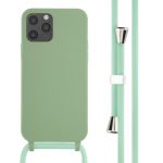 iMoshion ﻿Coque en silicone avec cordon iPhone 12 (Pro) - Vert