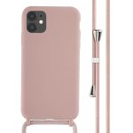 iMoshion ﻿Coque en silicone avec cordon iPhone 11 - Sand Pink