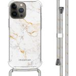 iMoshion Coque Design avec cordon iPhone 13 Pro Max - White Marble