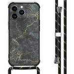 iMoshion Coque Design avec cordon iPhone 13 Pro - Black Marble