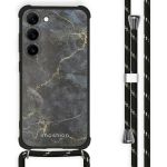 iMoshion Coque Design avec cordon Samsung Galaxy S23 - Black Marble