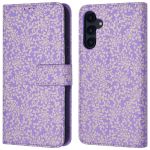 iMoshion ﻿Étui de téléphone portefeuille Design Samsung Galaxy A54 (5G) - Purple White Flowers