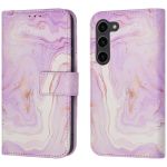 iMoshion ﻿Étui de téléphone portefeuille Design Samsung Galaxy S23 - Purple Marble