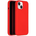 Accezz Coque Liquid Silicone avec MagSafe iPhone 15 - Rouge