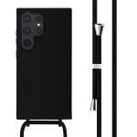 iMoshion Coque en silicone avec cordon Samsung Galaxy S24 Ultra - Noir