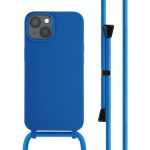iMoshion ﻿Coque en silicone avec cordon iPhone 14 - Bleu