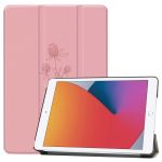 iMoshion Coque tablette Design Trifold iPad 10.2 (2019 / 2020 / 2021) - Floral Pink