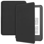 iMoshion Étui de liseuse portefeuille Slim Hard Sleepcover Amazon Kindle (2022) 11th gen - Noir