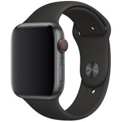 Apple Sport Band Apple Watch Series 1-8 / SE / Ultra - XL / 42/44/45/49 mm - Noir