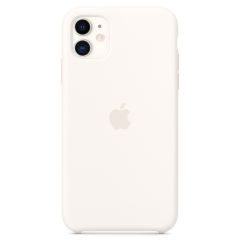 Apple Coque en silicone iPhone 11 - Blanc
