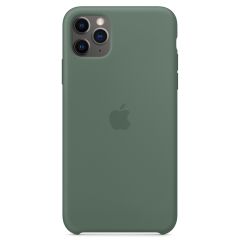 Apple Coque en silicone iPhone 11 Pro Max - Pine Green