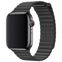 Apple ﻿Leather Loop M Apple Watch Series 1-8 / SE / Ultra - 42/44/45/49 mm - Noir
