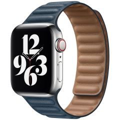 Apple Leather Link Apple Watch Series 1-9 / SE - 38/40/41 mm - Taille S/M - Baltic Blue