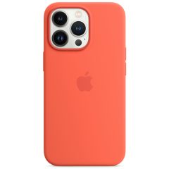 Apple Coque en silicone MagSafe iPhone 13 Pro - Nectarine