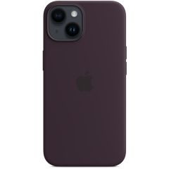 Apple Coque en silicone MagSafe iPhone 14 - Elderberry