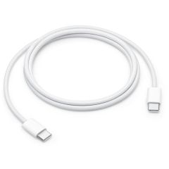 Apple ﻿Câble de charge tressé USB-C vers USB-C - 1 mètre - Blanc