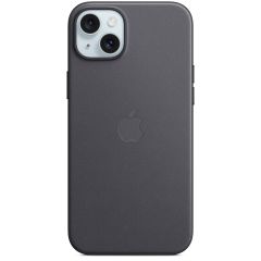 Apple ﻿Coque FineWoven MagSafe iPhone 15 Plus - Noir