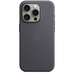 Apple ﻿Coque FineWoven MagSafe iPhone 15 Pro - Noir