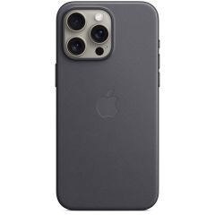 Apple ﻿Coque FineWoven MagSafe iPhone 15 Pro Max - Noir