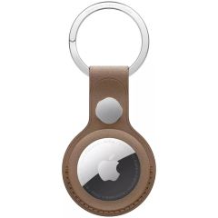 Apple ﻿Anneau de clés AirTag FineWoven - Taupe