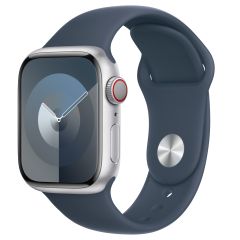 Apple Sport Band Apple Watch Series 1-9 / SE - 38/40/41 mm - Taille M/L - Storm Blue