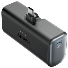 Anker Nano Powerbank avec connecteur USB-C intégré - 5.000 mAh - Noir