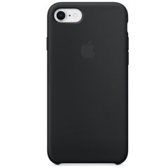 Apple Coque en silicone iPhone SE (2022 / 2020) / 8 / 7 - Noir