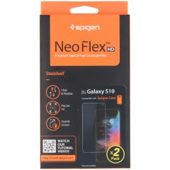 Spigen Protection d'écran Neo Flex Duo Pack Samsung Galaxy S10