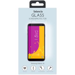 Selencia Protection d'écran en verre trempé Samsung Galaxy J6