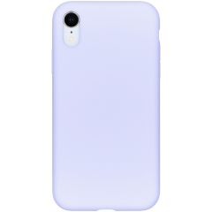 Accezz Coque Liquid Silicone iPhone Xr - Violet