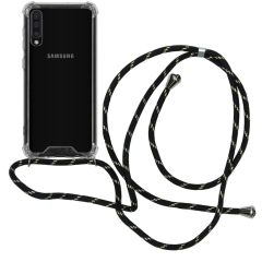iMoshion Coque avec cordon Samsung Galaxy A50 / A30s - Noir Dorée