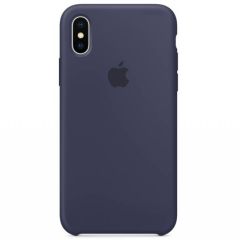Apple Coque en silicone iPhone X - Midnight Blue