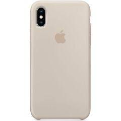Apple Coque en silicone iPhone Xs / X - Stone