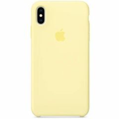 Apple Coque en silicone iPhone Xs / X - Mellow Yellow