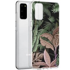 iMoshion Coque Design Samsung Galaxy S20 - Jungle - Vert / Rose